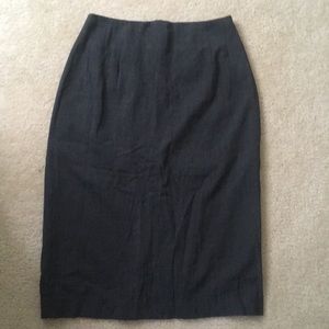 Piazza Sempione gorgeous gray wool skirt